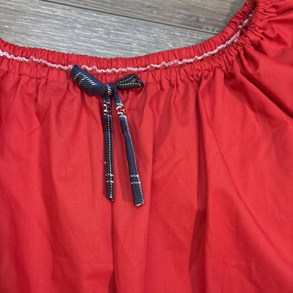 Nwt New Fashion Magic Fendler Western Square Dance Top USA small Red